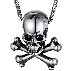 Crossbones & Skull - Stainless Steel