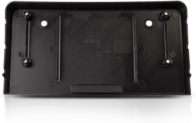 KarParts360 For Audi A5 2012 2013 2014 Bumper License Bracket Front | ABS Plastic | Matte | Black | Replacement For AU1068117 | 8T0807285C3FZ