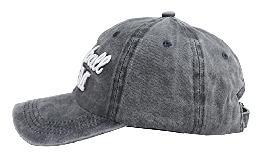 Gorra de béisbol para mujer ajustable y bordada miniatura 3