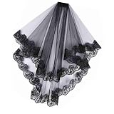 Ce voile de mariée de la série sombre allie sans effort romance sombre et sophistication, offrant un casque tendance qui rehausse le costume et la robe de mariée avec ses silhouettes saisissantes
