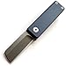 Eafengrow M390 S35VN Blade EDC Mini Folding Camping Knives, Titanium Alloy Handle Tactical Survival Pocket Knives Camping Hunting Key EDC Tool (Blue)