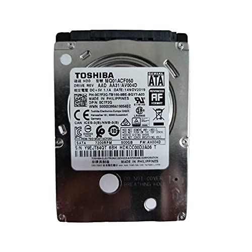 Black Friday Clearance Toshiba Mq01acf050 - 500gb 7200rpm 2.5" Sata Hd