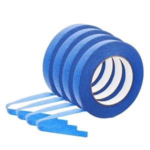 Ciieeo 4 Rollen Malerkrepp für Autolackierungen