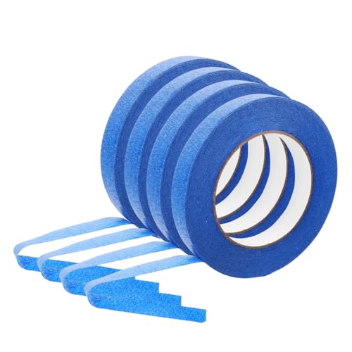 Ciieeo 4 Rollen Malerkrepp für Autolackierungen