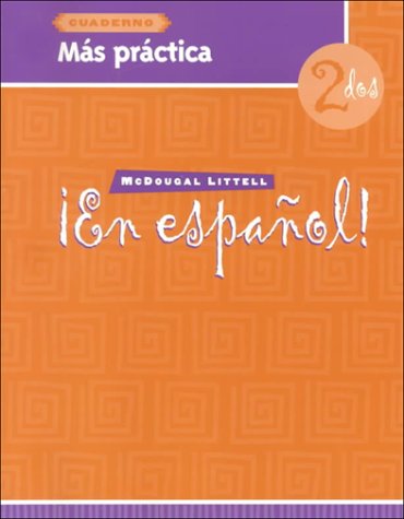 ¡En español!: Más práctica (cuaderno) Level 2 (Spanish Edition)      Paperback – May 13, 1999
