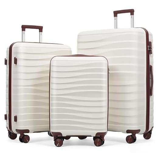 Versatile 3-Piece Luggage Set with TSA Lock