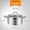 Duxtop Professional Stainless Steel Cookware Induction Ready Impact-bonded Technology (4.2Qt Stockpot) #4