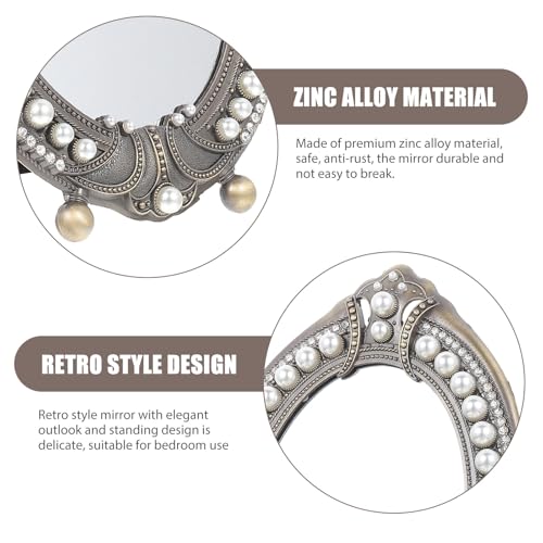 Miroir de coiffeuse rétro stable pour ne plus rater son maquillage - 4