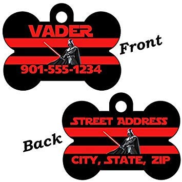 Anakin 2-Sided Pet Id Dog Tag Personalized for Your Pet