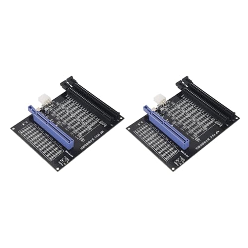 Hndhbfgrt 2X Probador de Enchufes de Doble Propósito AGP PCI-E X16, Herramienta de Diagnóstico de Tarjeta Gráfica, Comprobador de Tarjeta de Video