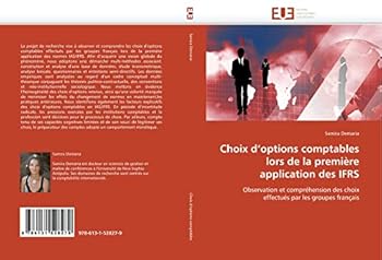 Paperback Choix d'Options Comptables Lors de la Première Application Des Ifrs [French] Book
