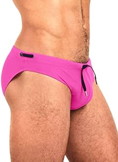 MIZOK Men's Swimwear Bikini Swimming Briefs Drawstring Swimsuits Board Surf Shorts Trunks