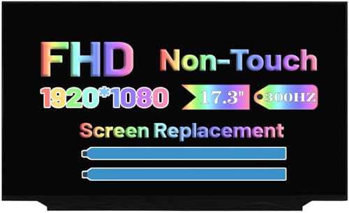 Image of 300Hz Screen Replacement B173HAN05.1 B173HAN05.4 NE173FHM-NZ6 LQ173M1JW04 for MSI MS-17M1 GS76 Stealth 11UH 11UG / GS75 10SE 10SF 10SFS 10SGS 17.3 inch Non-Touch FullHD 1080P 40Pins LCD LED Display Panel