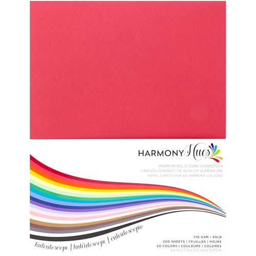 Papier cartonné couleurs assorties rigide pour éviter les déchirures en scrapbooking