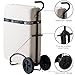 EARTHLITE Massage Table Traveler Cart - Sturdy Platform with Large Rubber Wheels & Telescoping Handle / Fits Most Brands & Sizes