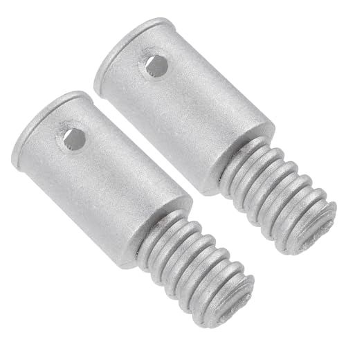 CIYODO 2 Piezas Adaptador de Mango para Poste de Extensión de Metal para Escobas y Trapeadores Reemplazo Duradero y Resistente Compatible con Herramientas de Limpieza