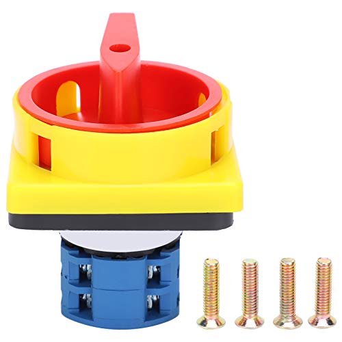 Marhynchus Interruptor de Giratorio Universal con Material de Retardante de PC y Contactos de Aleación de Plata 1M Vida Mecánica IP40 para Dispositivos Eléctricos Control de Energía del