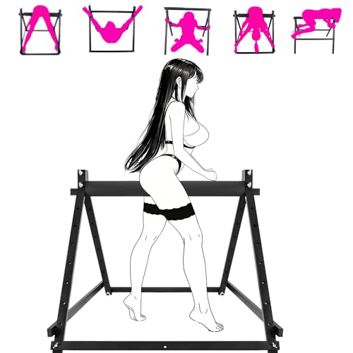 BDSM Bondage Sex Furniture Adjustable Sex Chair Compatible with Handcuffs and Leg Restraints Multiple Sex Positions New Sex Toy Ideal for Couples Foreplay