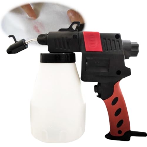 Pistola de Limpieza de Manchas Textiles eléctrica de 65 W, Pistola quitamanchas de Alta presión de 750 CC, con Boquilla atomizadora, tamaño de Niebla Ajustable, Flujo de Chorro 1-2 ML/S