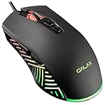 Galax Slider-03 USB Wired Gaming Mouse | 7 Programmable Buttons | Customizable RGB Lights | Ergonomic Design | 7200 DPI Gaming Grade Sensor | 1.5m Braided Cable | 16.8mn Color, Light Weight – Black