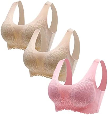 HGps8w Brazziti Bombshell Bra for Women - Racerback Comfortable Wirefree Everyday Bra Seamless Yoga Sports Sleep Bras