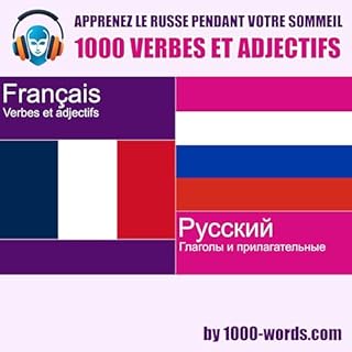 Apprenez le russe pendant votre sommeil - 1000 verbes et adjectifs cover art