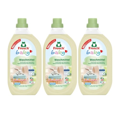 Frosch Baby Flüssigwaschmittel, 3er Pack (3 x 1,5L) für 63 Waschladungen