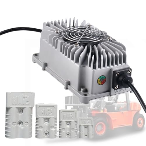 WLEJSL Caricabatteria Piombo Acido 24V 10A Caricabatteria 300W Caricabatteria Carrello Elevatore, Caricabatteria Auto Caricatore Mantenimento con Spina Anderson 50A/120A/175A/350A,50A