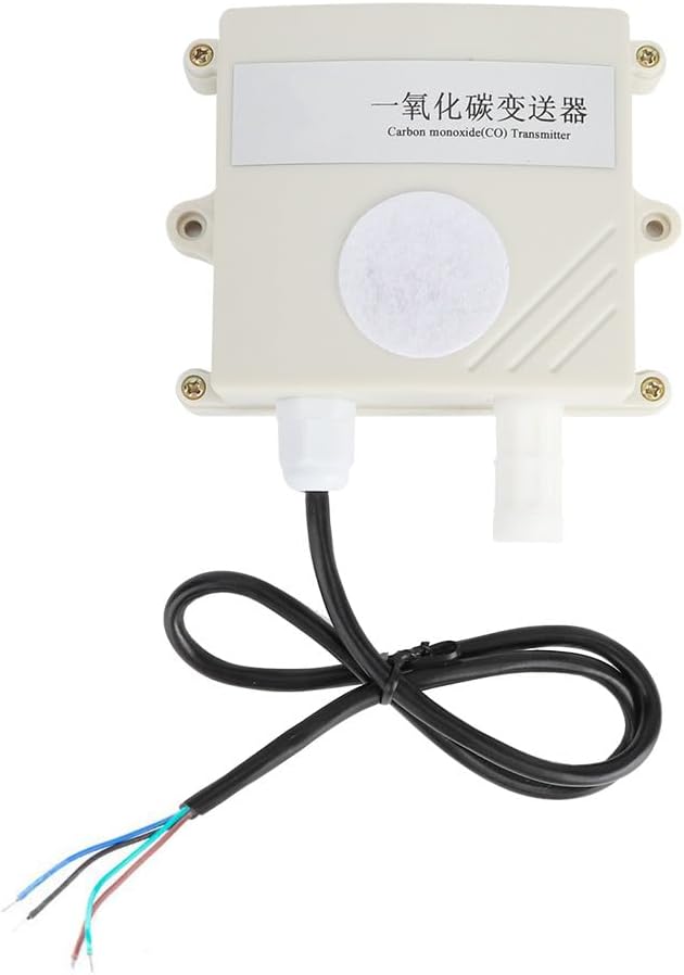High Accuracy CO Sensor Detector Wall Mounted Transmitter for Industrial Commercial Use PVC Shell 0 1000ppm Range IP65 Protection (0~5V)