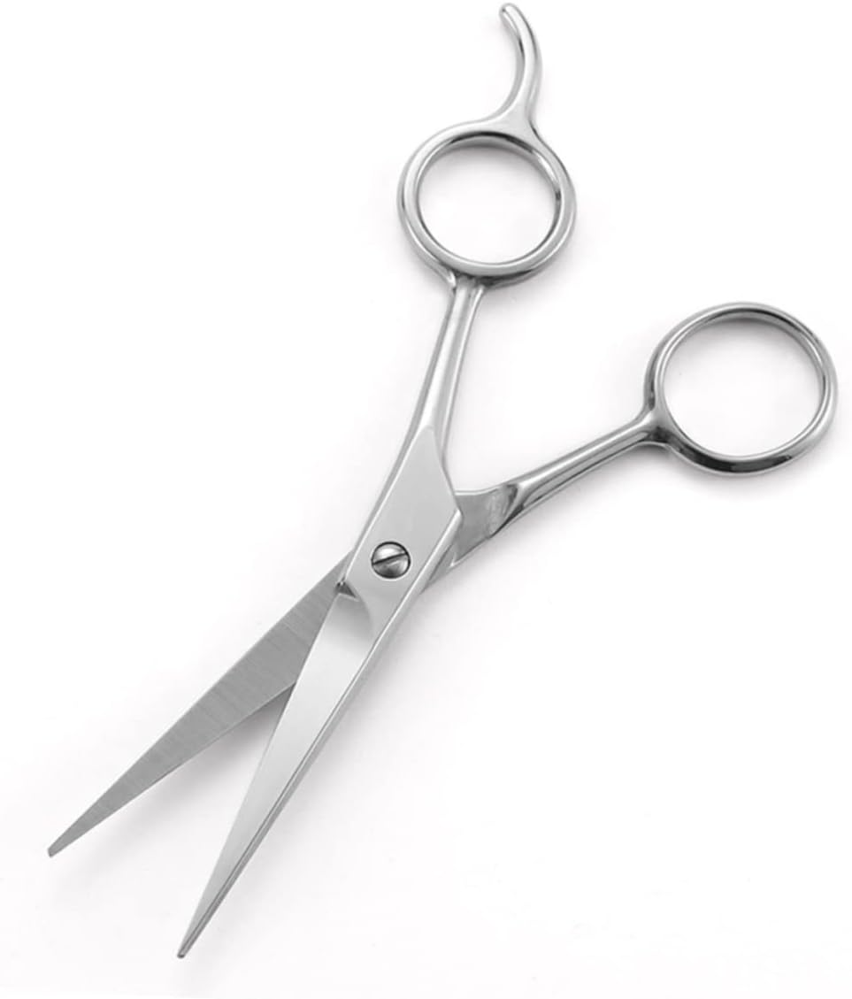 NOLITOY 3pcs Stainless Steel Beard Scissors Grooming Tool for Precise Beard Care Styling Hairdressing Accessory for Men Silver