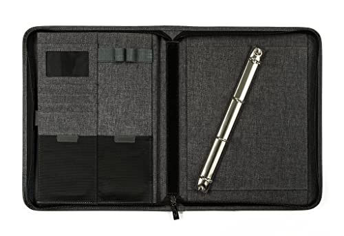 WEDO 58354412 Ringbuchmappe College A4, mit 4-Ring-Mechanik, Grau