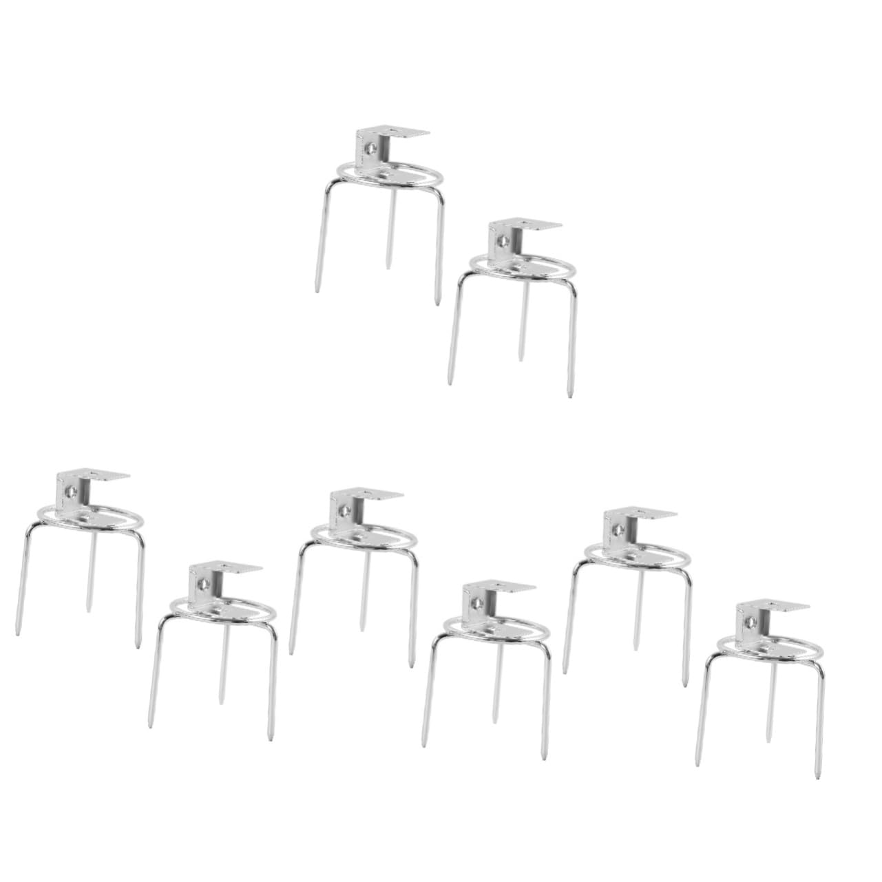 BESPORTBLE 8pezzi Acciaio Inossidabile Forchette Rotanti Per Arrosto Di Pollo e Pesce Utensili Per Barbecue e Grigliate Per Cucina e Bbq All Aperto