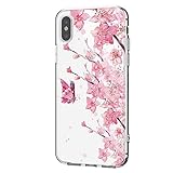 phone cover photo 🌻 Die transparent beautiful blume design schutzhülle ist kompatibel mit Apple iPhone X / iPhone Xs / iPhone Xr / iPhone Xs Max phone, in dem schutz und stylisches design perfekt miteinander verschmelzen.