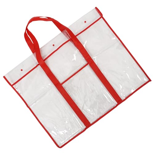 Gogogmee Sketchpad Bag Tool Kit Storage Bags Artist Tool Holder Painting Bag Folder for Artwork Drawing Tool Bag Drawing Tool Storage Bag Painting Paper Bag Red Plastic Drawing Board Poster
