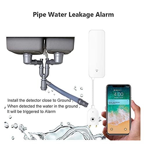 Capteur de fuite d'eau et alertes notification avec actionneur connecté - 6
