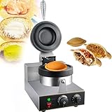 GEJLELDS Elektrischer Sandwich-Grill für den Innenbereich mit Antihaft-Pfanne, Panini-Presse, Burger-Waffeleisen, unabhängige Temperaturregelung, öffnet Sich um 90 Grad,A