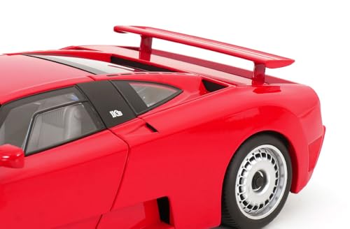 KK Scale KKDC120133 - Bugatt. EB110 Red 1991 - Scala 1/12 - Auto in Miniatura da Collezione