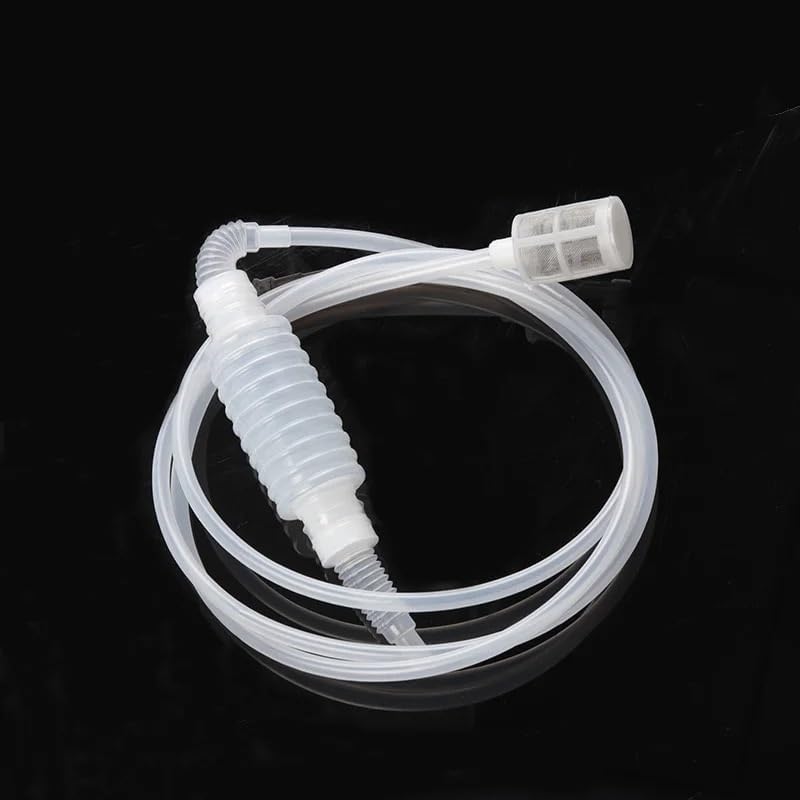 Homebrew Siphon Hose, Manual Beer & Wine Transfer Tube with Filter, Food Contact Safe Tubing for Home Brewing & Bottling