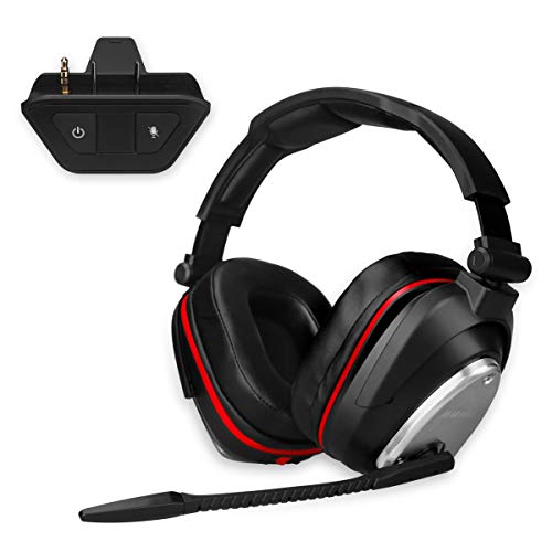 HUHD Auricularesn Gaming inalámbricos para Xbox One - Xbox Series X y S Wireless Auriculares para Juegos con microfono Bass 7.1 Sonido Envolvente - Negroround - Negro Cover