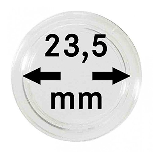Lindner la Original Cápsulas de Monedas Interior-ø 23,5 mm, 100er-Packung