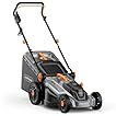 VonHaus Lawnmower 1600W – Electric Corded Lawn Mower for all Types of Grass – 42L Collection Bag, 380mm Working Width, 10m Cable, Foldable Height Adjustable Handlebar, 5 Depth Settings, Carry Handle