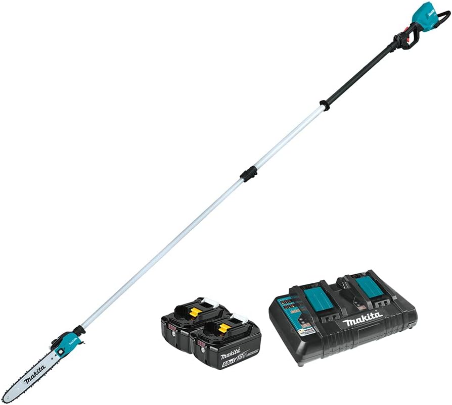 Makita XAU02PTB 36V (18V X2) LXT® Brushless 10" Telescoping Pole Saw Kit, 13' Length (5.0Ah)