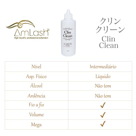 Clin Clean AmLash para Extensão de Cílios