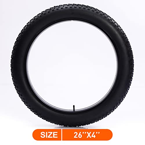 Weerock Bike Fat Tire 26 X 4.0 Inch Bicycle Fat Tyre Folding Bead Tire Electric Bike Tires Compatible Wide Mountain Snow Bicycle #TOP1