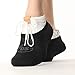 THE DANCESOCKS Carpet, Made in USA Original Over Sneaker Socks for Dance (1 pair - black)