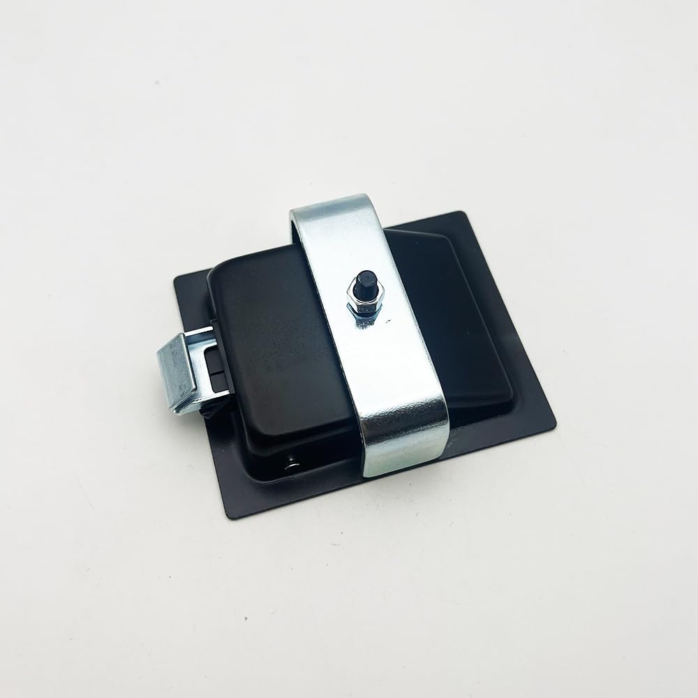Black Paddle Latch Applied to Electrical Cabinet Doors Paddle Lock,Miniature Flush Paddle Latch 2pcs image 3
