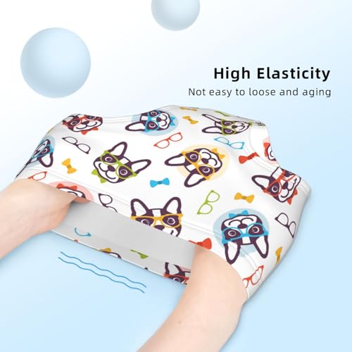 Boston Terrier Wear Sunglass Girls' Underwear Soft Cotton Little Girls Panties Comfort Briefs4