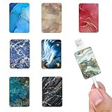 Cute Luxury Cable Protector for iPhone Type-c, Unique Jade Stone Glossy Marble Pattern 8pcs Soft USB Cable Cord Protector,Charging Cord Protector,Cable Chomper,Cable Sleeve Cord Saver