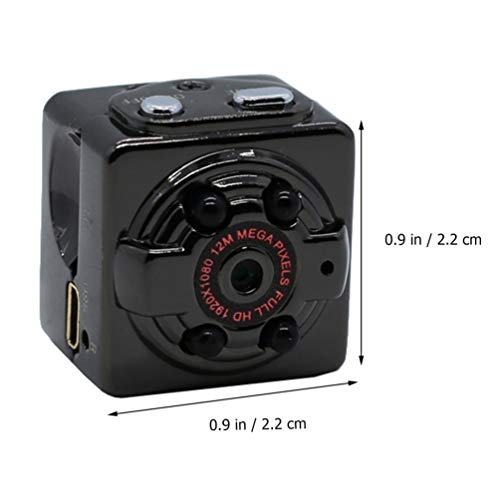 ARTIBETTER Mini Câmera Câmera de Visão Noturna Câmera Esportiva Portátil Filmadora Dv 1080P