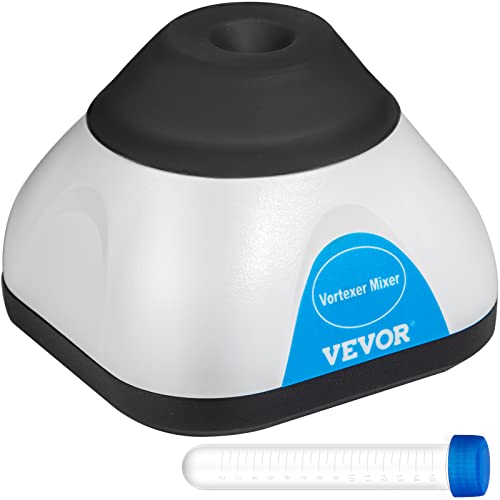 Image of VEVOR Vortex Mixer, 3000RPM Mini Vortex Mixer Shaker, Touch Function Scientific Lab Vortex Shaker, Mix Up to 50ML, 6mm Orbital Diameter for Test Tube, Nail Polish, Eyelash Adhesives, Paint